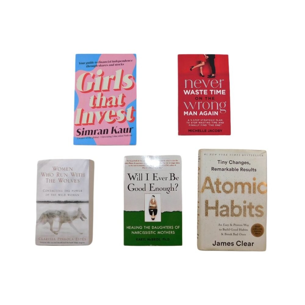 Women’s Empowerment & Psychology Book Bundle — Lot of 5 Bestsellers